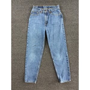Vintage Levi's 521 Jeans Womens 28x27 High Rise Tapered Mom Denim USA Style